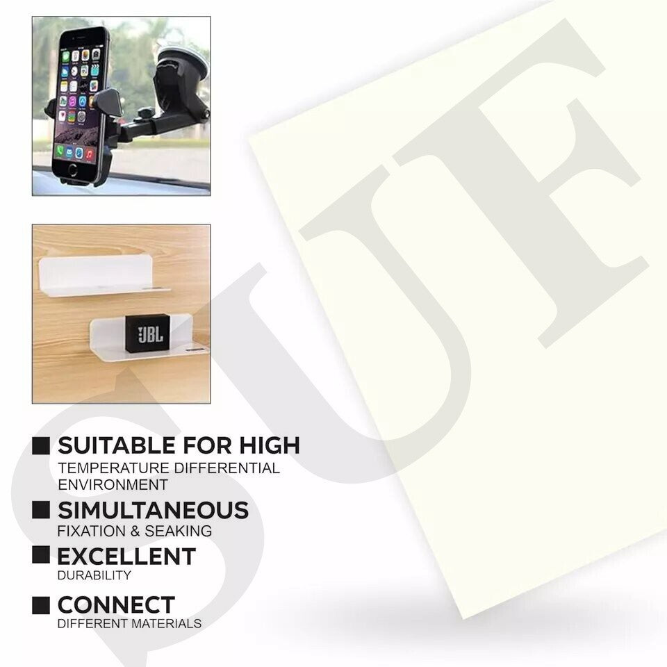 Interior Sticky Pads Heavy Duty Adhesive Double Sided Pads Home Car Garden 80Pk